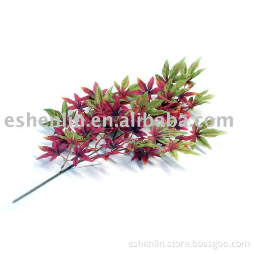 artificial imitation silk maple leaves